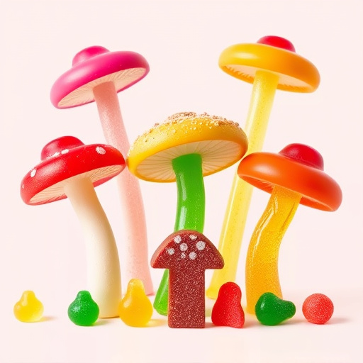 Vibrant Magic Mushroom Gummies Collection