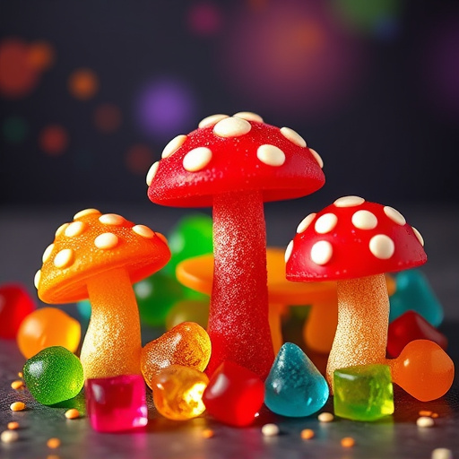 Vibrant Magic Mushroom Gummies Collection