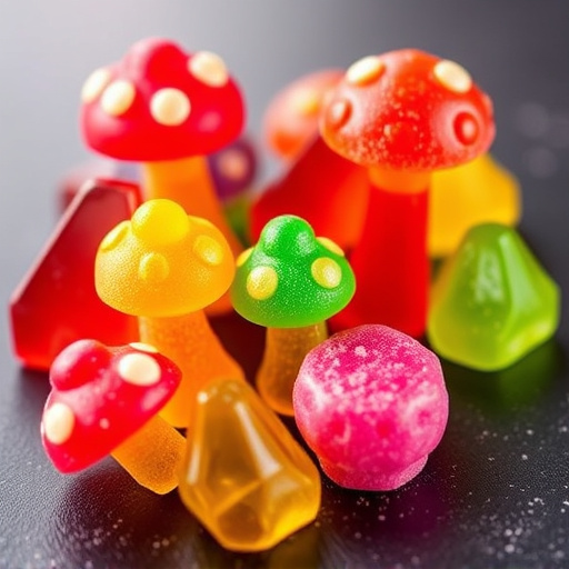 Vibrant Magic Mushroom Gummies Collection