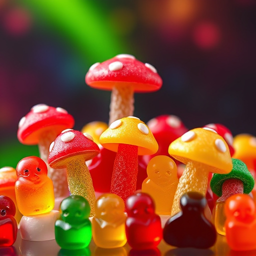 Vibrant Magic Mushroom Gummies Collection
