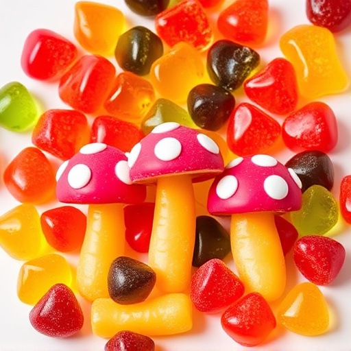 Vibrant Magic Mushroom Gummies Collection