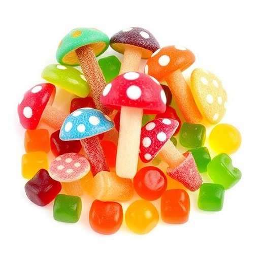 Vibrant Magic Mushroom Gummies Collection