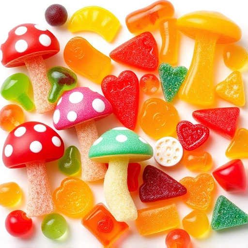 Vibrant Magic Mushroom Gummies Collection