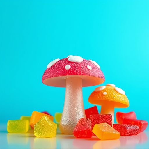 Vibrant Magic Mushroom Gummies Collection