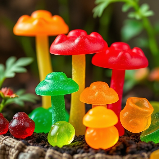 Vibrant Magic Mushroom Gummies Collection
