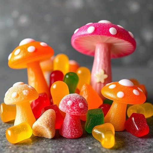 Vibrant Magic Mushroom Gummies Collection