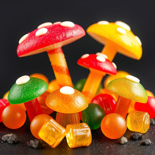 Vibrant Magic Mushroom Gummies Collection