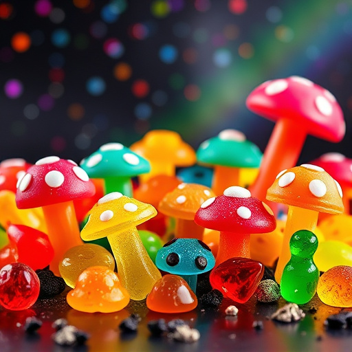 Vibrant Magic Mushroom Gummies Collection