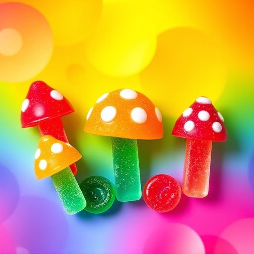 Vibrant Magic Mushroom Gummies Collection
