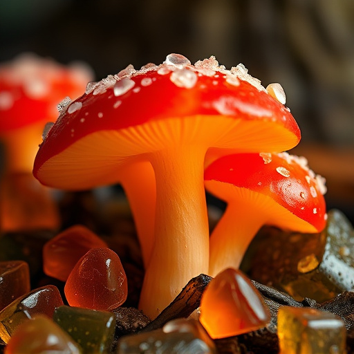 Amanita Magic Mushroom Gummies Close-Up