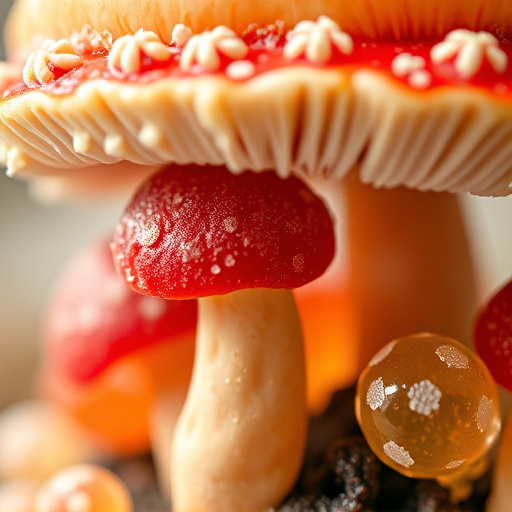 Amanita Magic Mushroom Gummies Close-Up