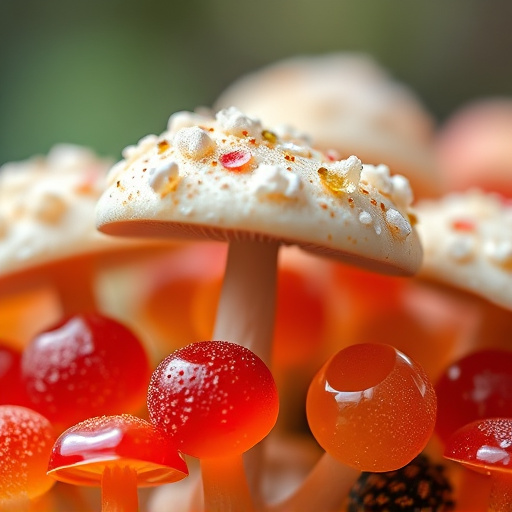 Amanita Magic Mushroom Gummies Close-Up