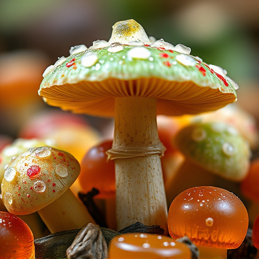 Amanita Magic Mushroom Gummies Close-Up