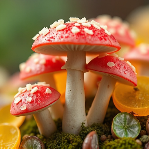 Amanita Magic Mushroom Gummies Close-Up