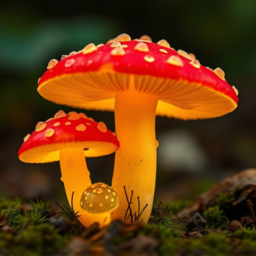Amanita Magic Mushroom Gummies Close-Up