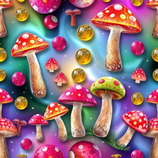 Artistic Magic Mushroom Gummies Patterns