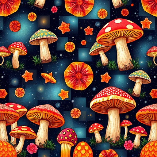 Artistic Magic Mushroom Gummies Patterns