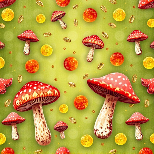 Artistic Magic Mushroom Gummies Patterns