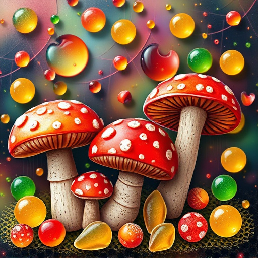 Artistic Magic Mushroom Gummies Patterns
