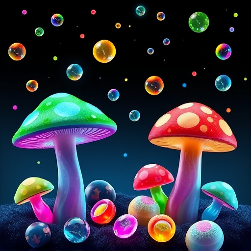 Artistic Magic Mushroom Gummies Patterns