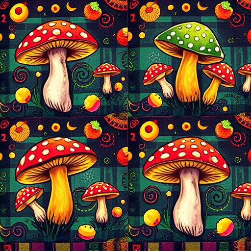 Artistic Magic Mushroom Gummies Patterns