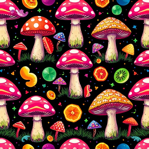Artistic Magic Mushroom Gummies Patterns