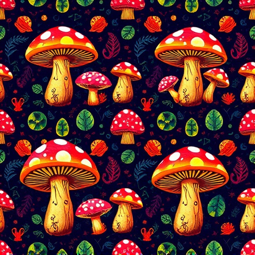 Artistic Magic Mushroom Gummies Patterns