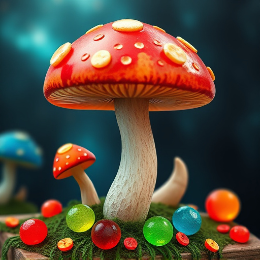 Artistic Magic Mushroom Gummies Patterns