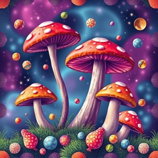 Artistic Magic Mushroom Gummies Patterns