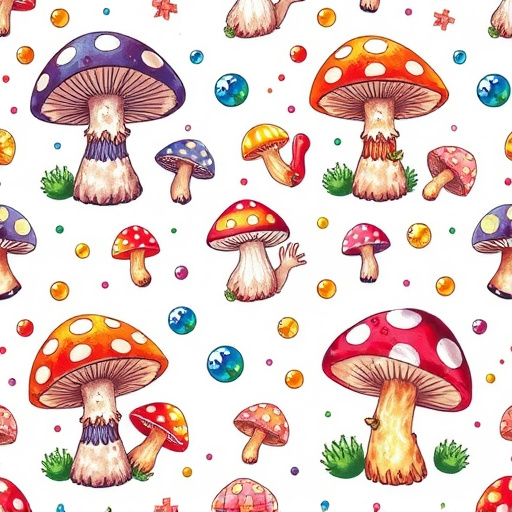 Artistic Magic Mushroom Gummies Patterns