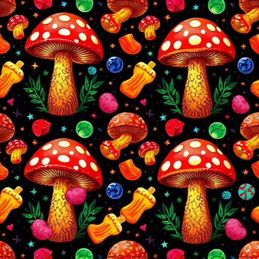 Artistic Magic Mushroom Gummies Patterns