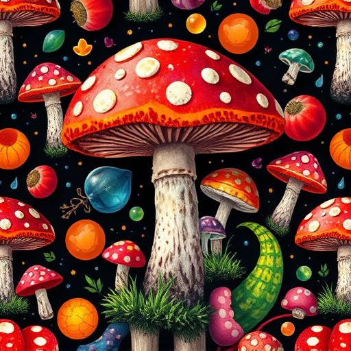 Artistic Magic Mushroom Gummies Patterns