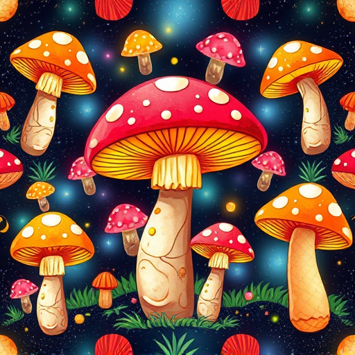 Artistic Magic Mushroom Gummies Patterns