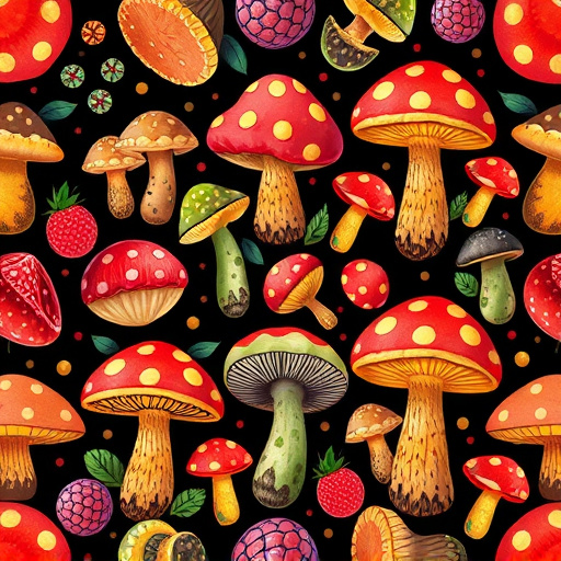 Artistic Magic Mushroom Gummies Patterns