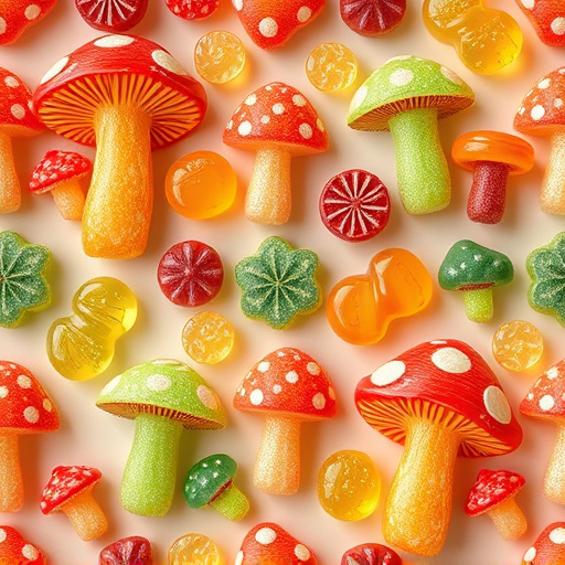 Artistic Magic Mushroom Gummies Patterns