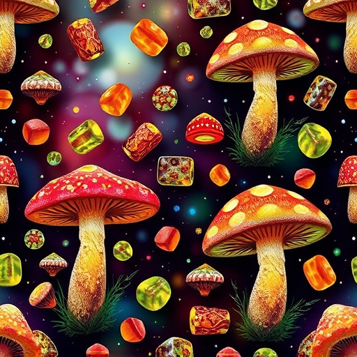 Artistic Magic Mushroom Gummies Patterns
