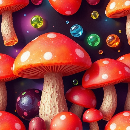 Artistic Magic Mushroom Gummies Patterns