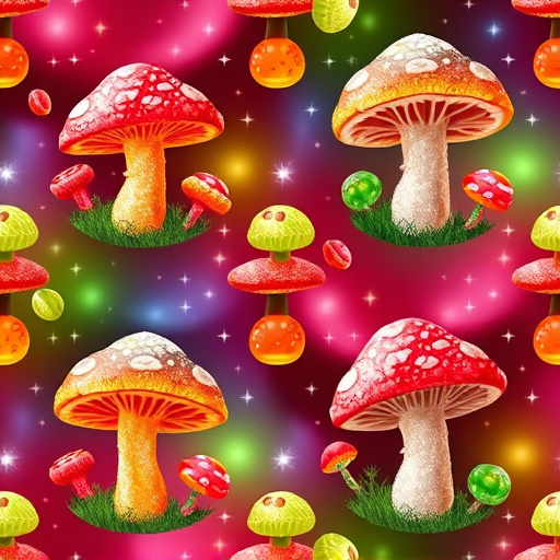 Artistic Magic Mushroom Gummies Patterns