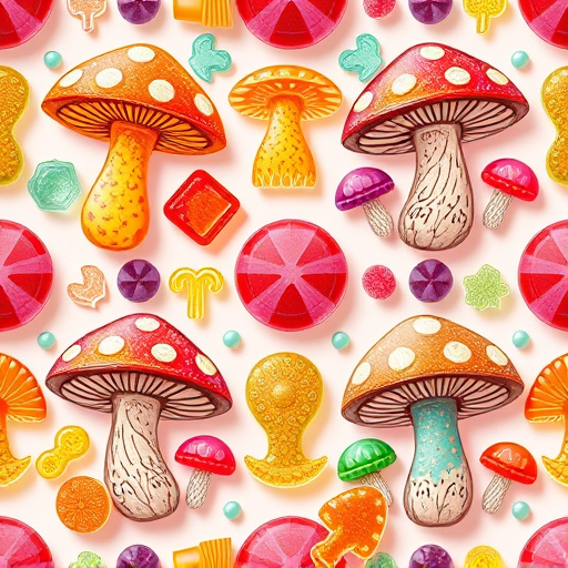 Artistic Magic Mushroom Gummies Patterns