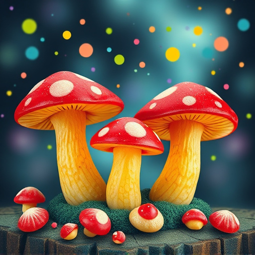 Artistic Magic Mushroom Gummies Patterns