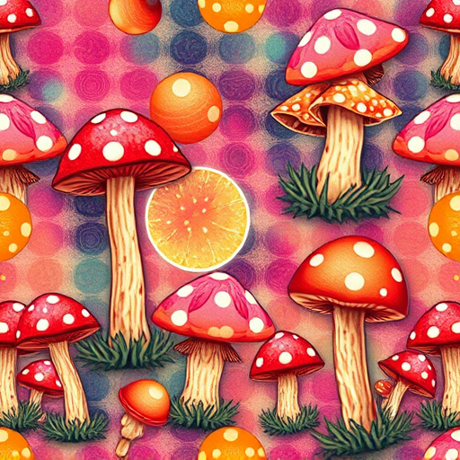 Artistic Magic Mushroom Gummies Patterns