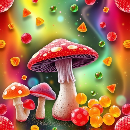 Artistic Magic Mushroom Gummies Patterns