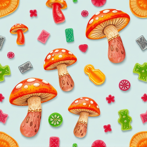 Artistic Magic Mushroom Gummies Patterns