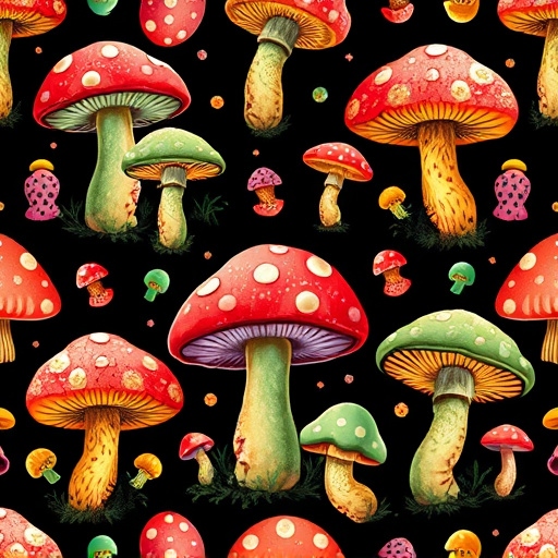 Artistic Magic Mushroom Gummies Patterns