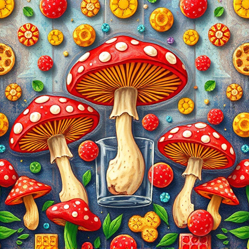 Artistic Magic Mushroom Gummies Patterns