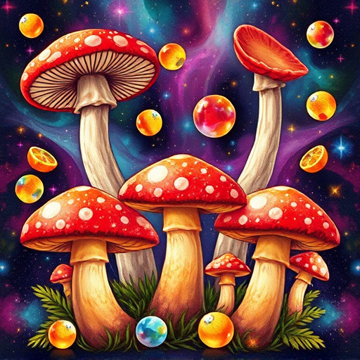 Artistic Magic Mushroom Gummies Patterns