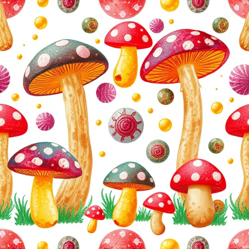 Artistic Magic Mushroom Gummies Patterns
