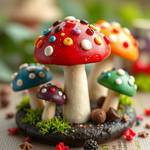 Colorful Magic Mushroom Chocolates