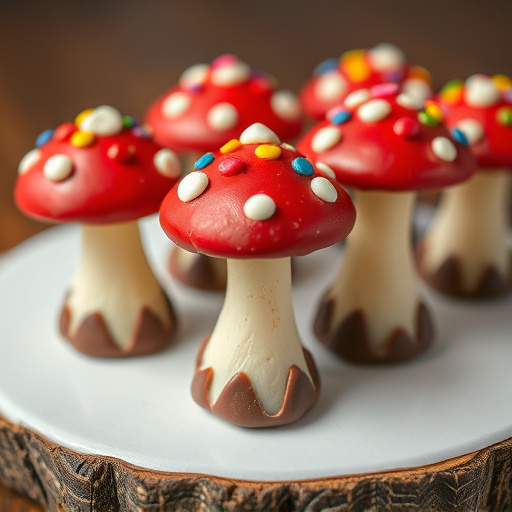 Colorful Magic Mushroom Chocolates