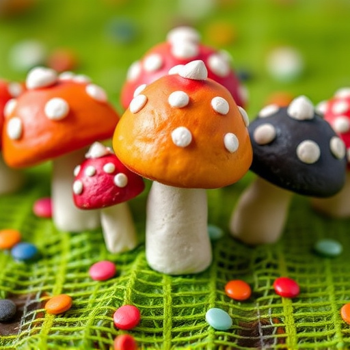 Colorful Magic Mushroom Chocolates